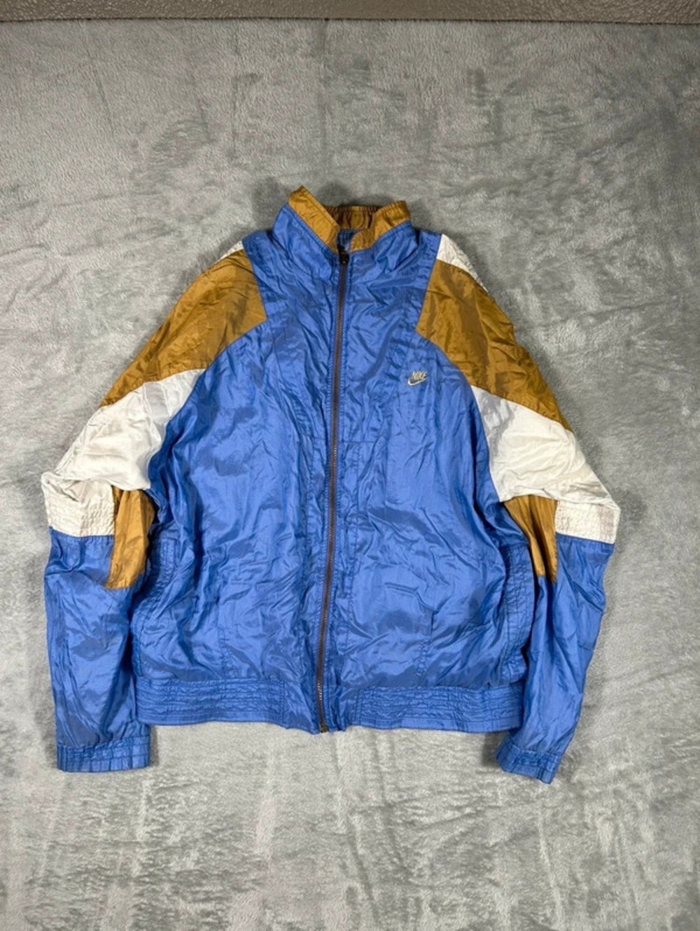 vintage nike international colorblock windbreaker jacket L